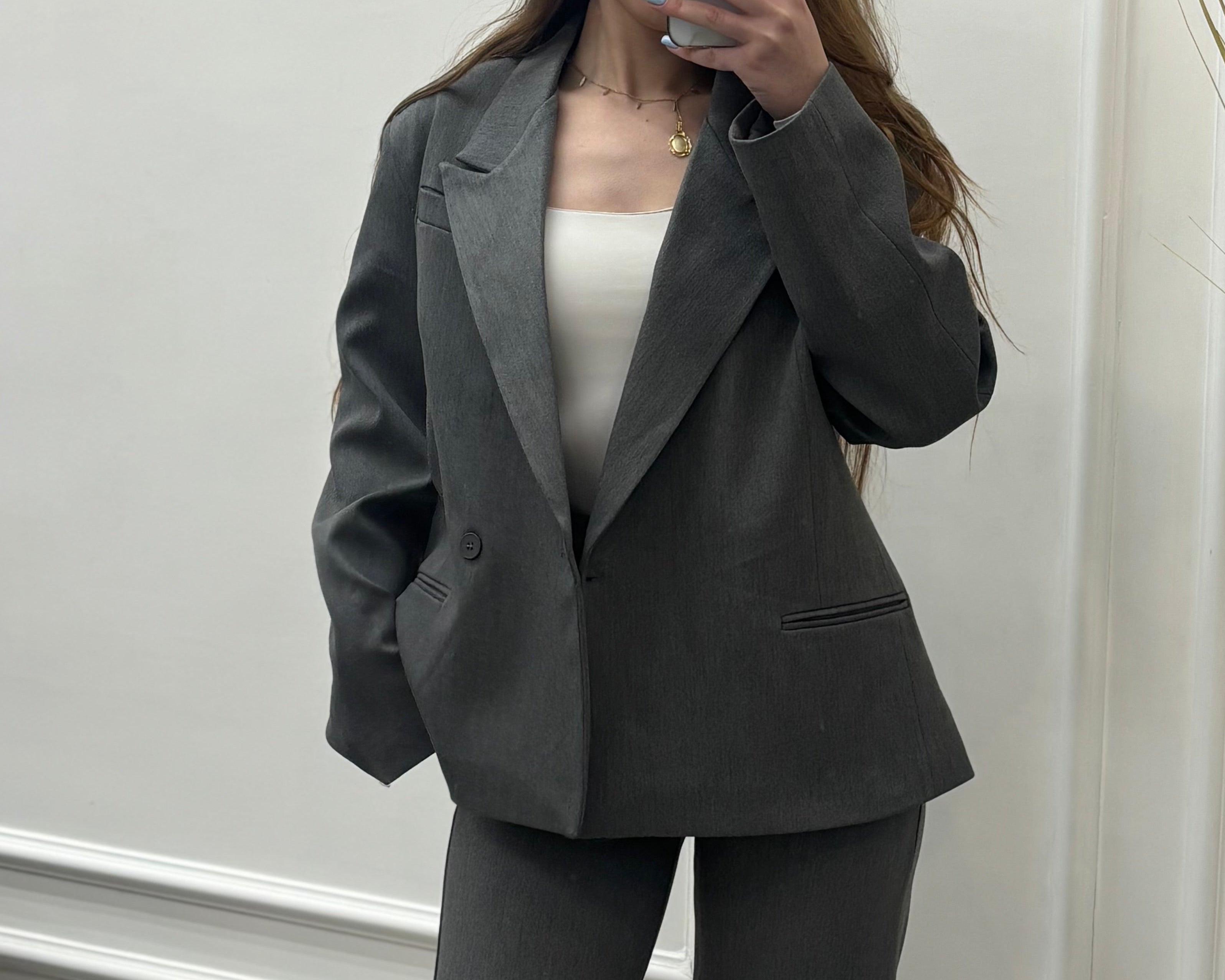 TAILORED GREY BLAZER
