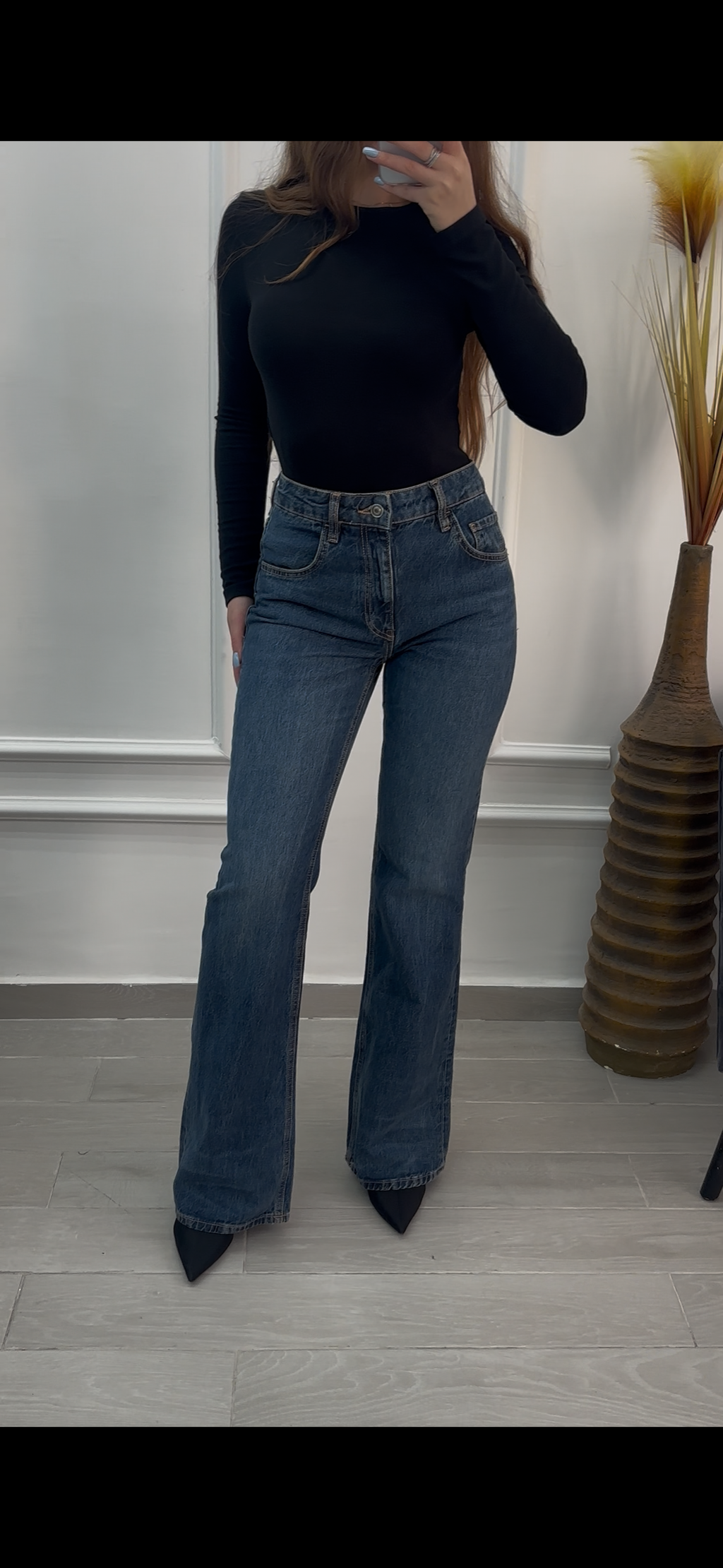 VINTAGE BLUE WASH JEANS
